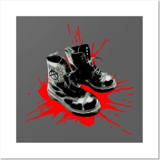 Doc Boots (Red) Posters and Art